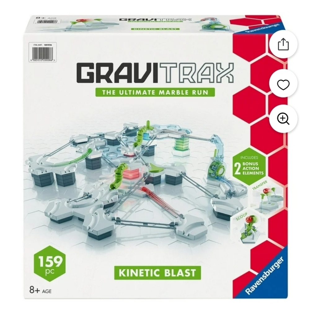 Gravitrax Kinetic Blast Ultimate Marble Run Set 159-Piece STEM Toy Ravensburge